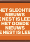 Je nest is leeg AndC
