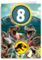 Dino verjaardagskaart Jurassic World