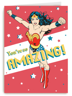Wonderwoman moederdagkaart