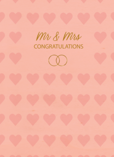 Mr Mrs congratulations