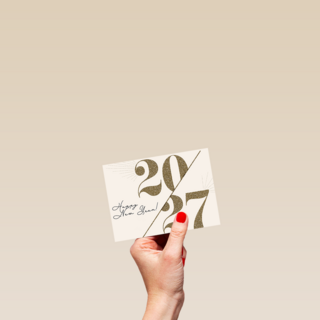 Nieuwjaar 2027 Goud Happy New year