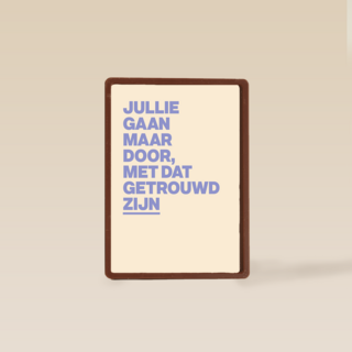 Door met getrouwd zijn AndC