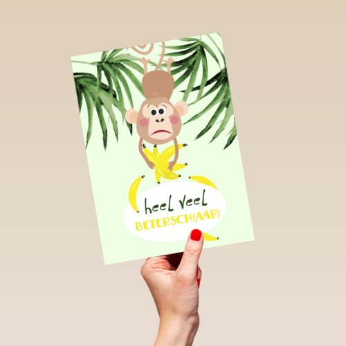 heel veel beterschap met deze bananen