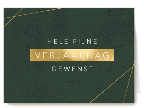 Verjaardagskaart Hallmark | Verjaardagskaart Groen Hele Fijne Verjaardag