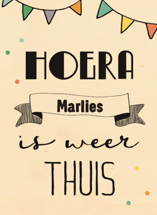 Houten Kaart Welkom Thuis | Houten Kaart Hallmark | Welkom Thuis | Vakantie Welkom Thuis Hoera Jij Is Weer Thuis