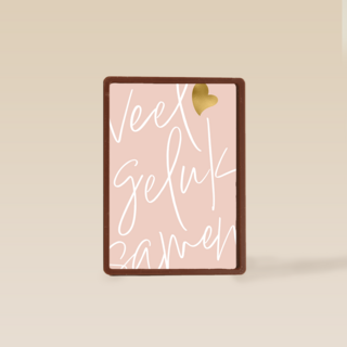 Love Story Veel Geluk Samen Roze