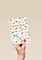 Confetti kaart gefeliciteerd