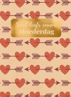 Veel liefs voor moederdag hartjes