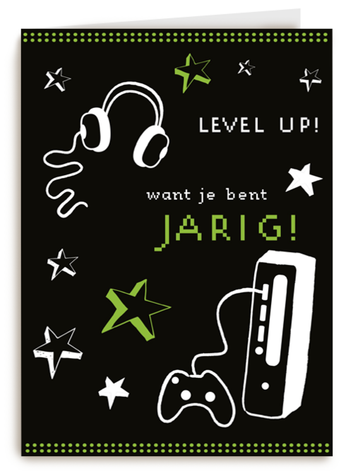 Verjaardagskaart Hallmark | Level Up Want Je Bent Jarig
