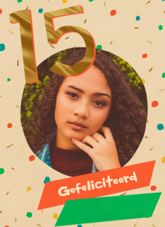 Gefeliciteerd 15 jaar fotokaart