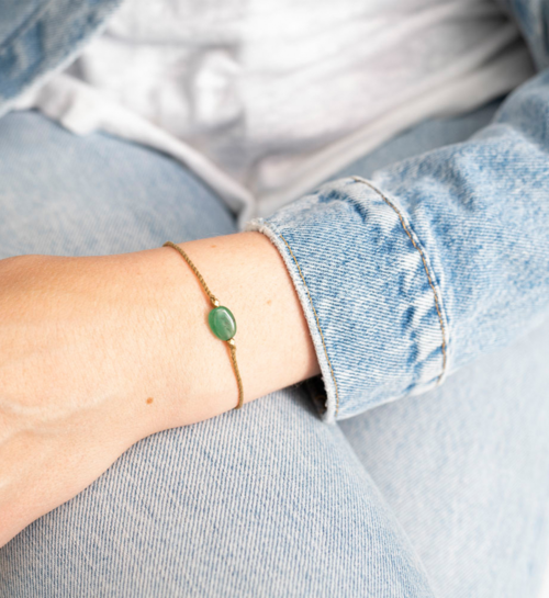 A Beautiful Story Armband Aventurijn