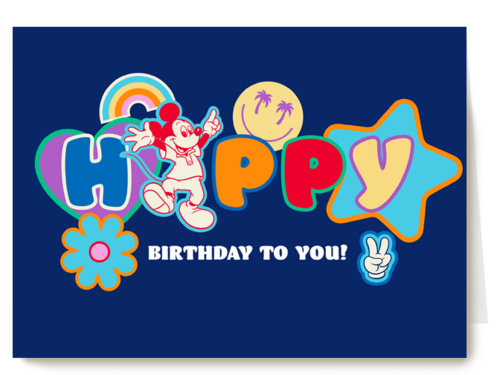 Disney Happy Birthday To You Mickey
