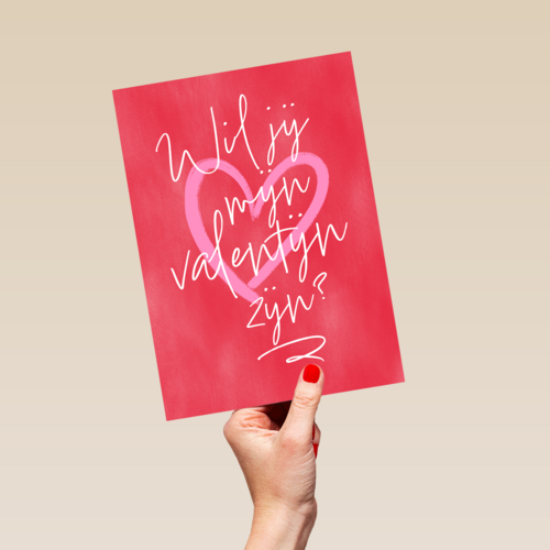 Wil jij mijn valentijn zijn hart