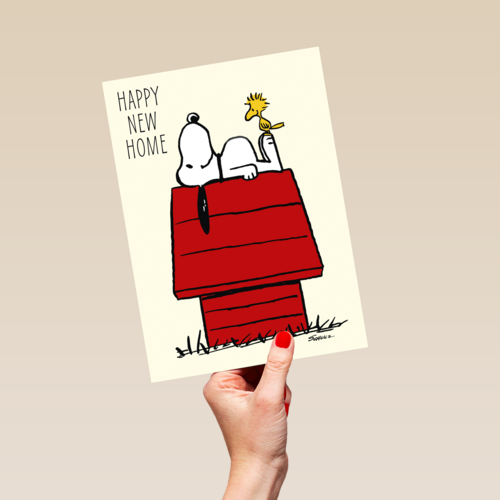 nieuw huis snoopy
