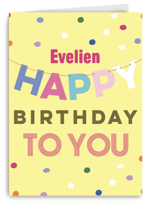 slinger gefeliciteerd vrouw