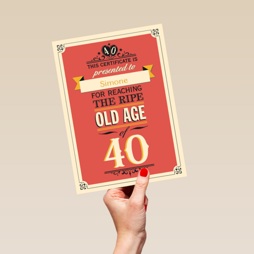 jarig veertig age
