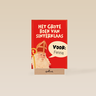 Sinterklaaskaart Het grote boek van Sinterklaas