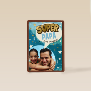 Vaderdag superpapa fotokaart