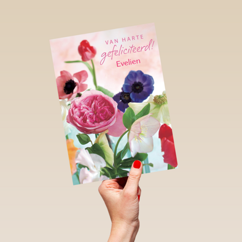 bloemen roze en paars