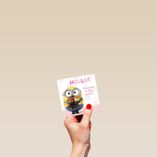 hello welcome to the word minion kaart dochter