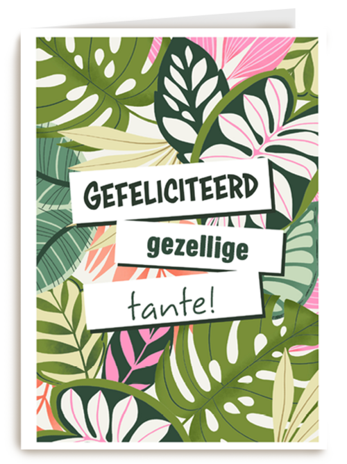 Verjaardagskaart Hallmark | Verjaardagskaart Met Jungle Voor Een Tante