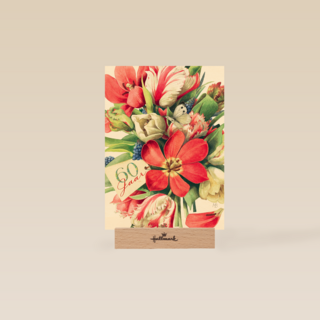 zestig jaar met bloemen