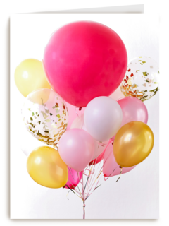van harte met deze roze ballonnen