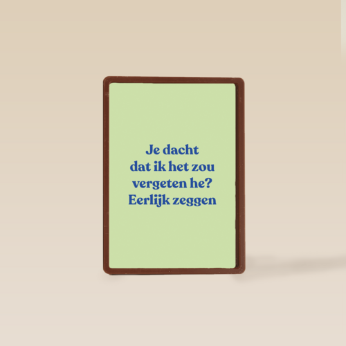 Je dacht dat ik het zou vergeten he andc