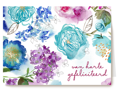 Verjaardagskaart Hallmark | Bloemen Bloemen Bloemen