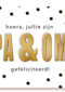 geboorte kleinzoon jullie zijn opa en oma gefeliciteerd