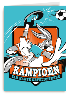 kampioen van harte gefeliciteerd met bugs bunny