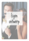 Fotokaart staand eigen ontwerp wit kader 1 foto