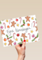 Kerstkaart matia studio hulst gingerbread