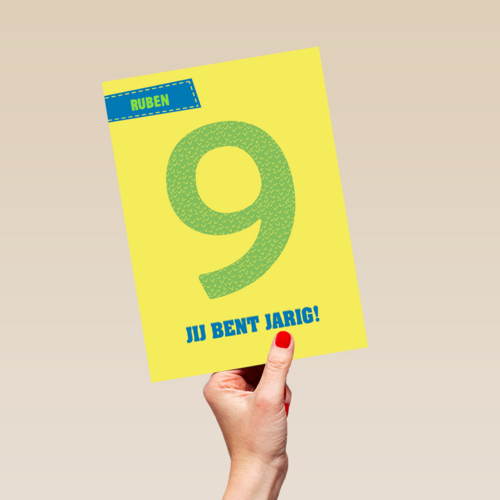 9 jaar gefeliciteerd