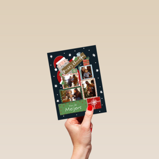 Kerstmis Fotokaart Kerstman