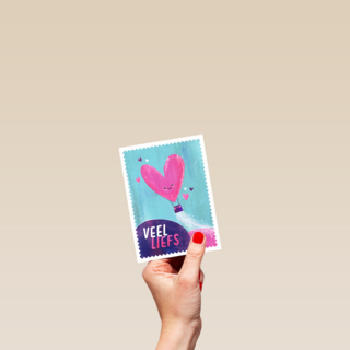 Kinderpostzegels - Veel liefs