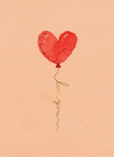 Valentine love you heart