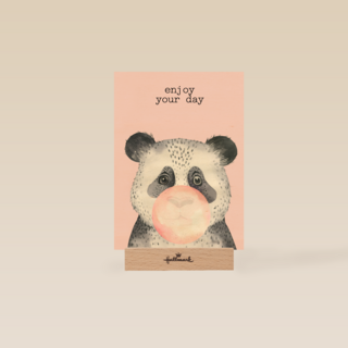 verjaardag kaart hip panda enjoy your day