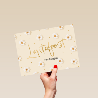 Lentefeest uitnodiging