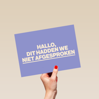 Dit hadden we niet afgesproken AndC