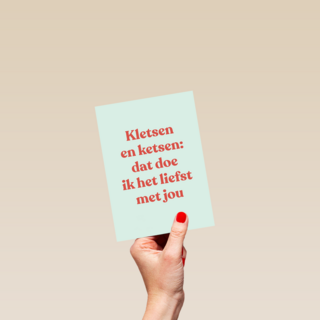 liefde kaart andc kletsen en ketsen