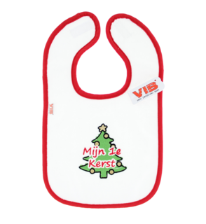 Slabbetje Baby Mijn 1e Kerst 