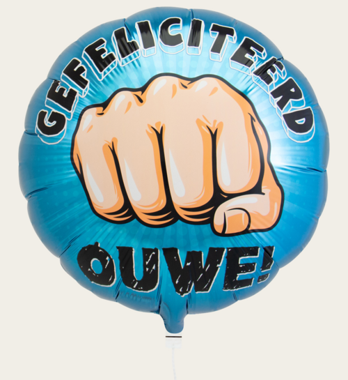 Ballon Gefeliciteerd Ouwe