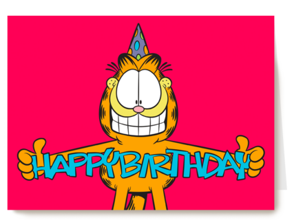 Garfield Happy Birthday