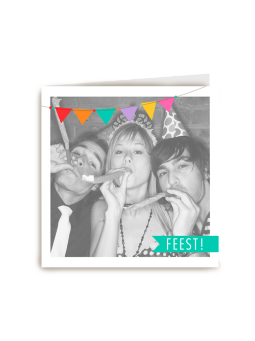 Verjaardagskaart Hallmark | Fotokaart Feest Vlaggen
