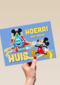 Mickey Mouse kaart hoera een nieuw huis