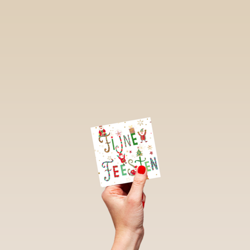 Klassieke kerstkaart