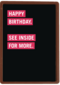 happy birthday see inside for more