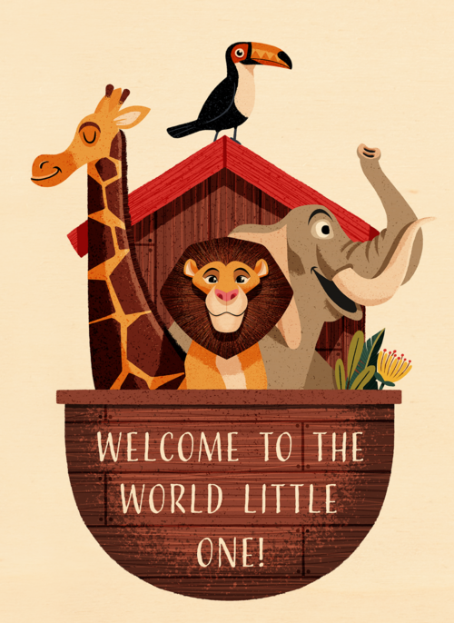 Houten Kaart Geboorte Felicitatie | Houten Kaart Hallmark | Geboorte Felicitatie | Geboorte Welcome To The World Kaart