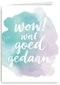 watercolor wow wat goed gedaan